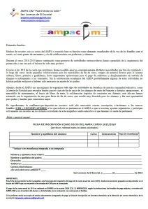 Circular inscripción AMPA